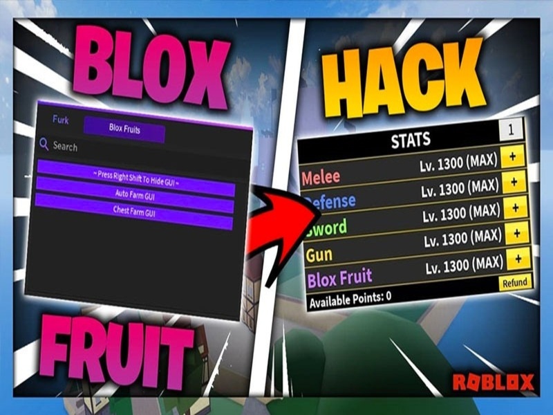Tải Hack Blox Fruits VNG/QT Update 29 (Auto Farm, Auto Raid, Sea Event) Mới Nhất 2 Hack Blox Fruits