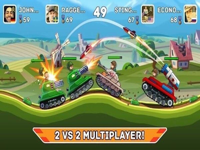 Tải Hack Hills of Steel APK (Full Tiền, Kim Cương) v8.4.1 3 Hack Hills of Steel