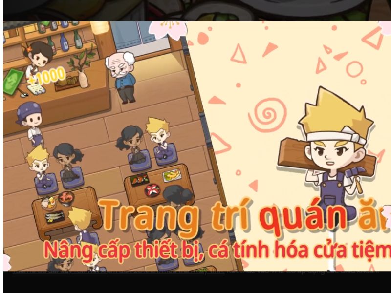 Tải Tiệm Sushi Mơ Ước Mod APK (Full Tiền, Kim Cương) v4.13.0 2 Game Mô Phỏng, Quản Lý Tiệm Sushi Trong Tiệm Sushi Mơ Ước