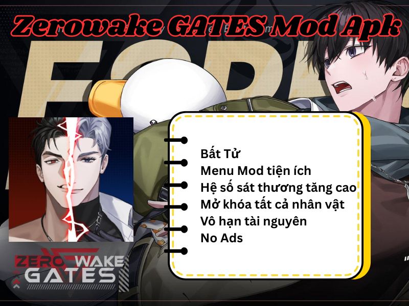 Tải Zerowake GATES Mod Apk (Menu, Bất Tử, Sát Thương) v1.5.1 2 Những tính năng nổi bật của Zerowake GATES Mod
