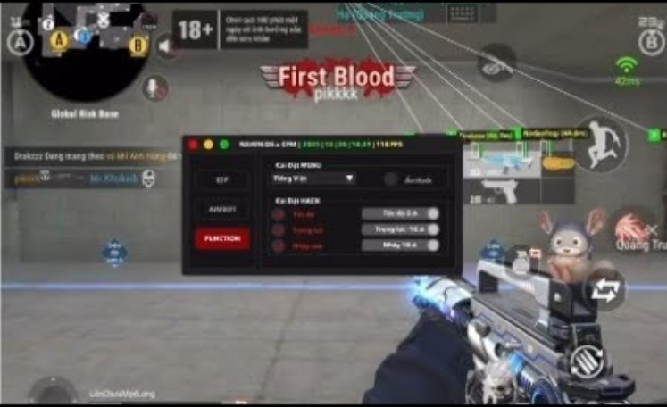 Tải Hack Crossfire Legends (Menu, nhìn xuyên tường, chém nhanh) v1.0.8.40 APK 2 Hack Crossfire Legends