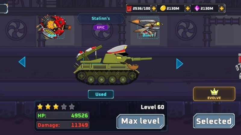 Tải Hack Tank Combat: War Battle (Vô Hạn Tiền, Full Kim Cương) v4.1.14 3 hack-tank-combat-06