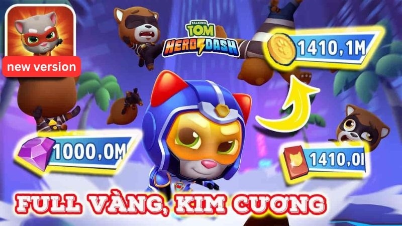 Tải Hack Tom Hero (Vô Hạn Tiền, Kim Cương) v25.5.1.10404 5 hack-tom-hero-01