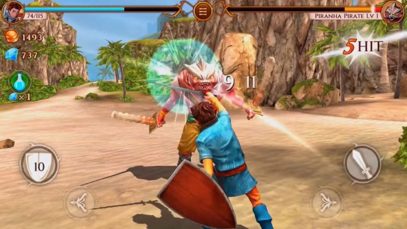 Tải Beast Quest Hack (Vô Hạn Tiền, Vô Hiệu Kẻ Địch) v1.0.6 2 Lối Chơi Nhập Vai Hấp Dẫn Trong Beast Quest Hack